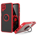 TJS "Define" Ring Kickstand Phone Case for Samsung A42 5G