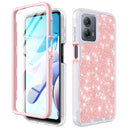 TJS "JUNO" Built-in Screen Protector Full-Body Protection Phone Case for Motorola G 5G 2023