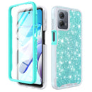 TJS "JUNO" Built-in Screen Protector Full-Body Protection Phone Case for Motorola G 5G 2023