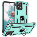 TJS "DuoGuard" Ring Kickstand Phone Case for Motorola G Stylus 5G 2023