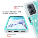 TJS "JUNO" Built-in Screen Protector Full-Body Protection Phone Case for Motorola G 5G 2023