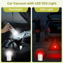 EQUIPD Mini Handheld Vacuum, 13000PA Powerful Car Vacuum Cleaner High Power Cordless Rechargeable, Portable Mini Vacuum with LED SOS Light, Small Hand Held Vacuuming Cordless, Dust Busters (P16)