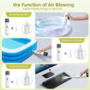 EQUIPD Mini Handheld Vacuum, 13000PA Powerful Car Vacuum Cleaner High Power Cordless Rechargeable, Portable Mini Vacuum with LED SOS Light, Small Hand Held Vacuuming Cordless, Dust Busters (P16)