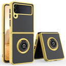 TJS "Define" Ring Kickstand Phone Case for Samsung Galaxy Z Filp 3