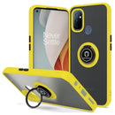 TJS "Define" Ring Kickstand Phone Case for OnePlus Nord N10