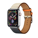 Leather TWO-TONE Watch Band Strap for Apple Watch Series 5/4/3/2/1 - InfinityAccessories017