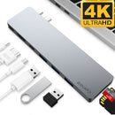 Aluminum MacBook Pro hub 8 in 1 4K HDMI Adpter - InfinityAccessories017