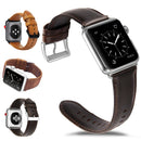 Leather Watch Band Strap Metal Buckle for Apple Watch Series 5/4/3/2/1 - InfinityAccessories017