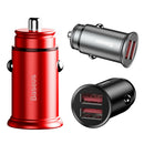 Dual USB Ports Car Charger 30W Fast Charging QC 3.0 AFC - InfinityAccessories017