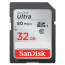 SanDisk Ultra Flash Memory Card 80MB/s 16GB 32GB Class 10 SD SDHC HC 533X UHS-I HD - InfinityAccessories017