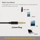 3.5mm Ear Hook Wired Sports Stereo Earphone Over Ear Earbuds Headphones w/Mic - InfinityAccessories017