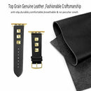 Leather Watch Band Strap Spikes Rivets for Apple iWatch Series 5/4/3/2/1 - InfinityAccessories017