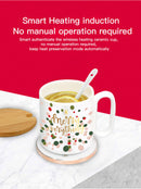 Coffee Mug Tea Cup Warmer & Wireless Charger w/Auto-Shut Off for Office Desk Use - InfinityAccessories017