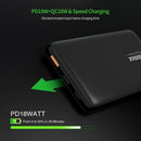 12000mAh Power Bank USB C 36W PD Fast Charge External Battery for Iphone 11 Pro - InfinityAccessories017