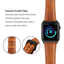 Leather Watch Band Strap Metal Buckle for Apple Watch Series 5/4/3/2/1 - InfinityAccessories017