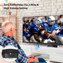 Digital Wireless Headphones Set for TV Watching for Seniors & Hearing Impaired High Volume Left, Right Ear Balance Hearing Aids Earbuds - InfinityAccessories017