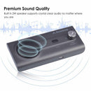 Hands Free Dual Link Wireless Bluetooth Sun Visor Car Kit Speakerphone Speaker - InfinityAccessories017