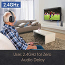 Wireless headphones for TV Watching w/Transmitter Charging Dock - InfinityAccessories017