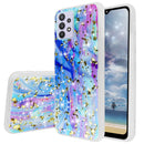 TJS "Minerva" Glitter TPU Phone Case for Samsung Galaxy A32 5G - Colorful Galaxy
