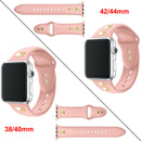 Silicone Sport Watch Band Strap Spikes Rivets for Apple iWatch Series 5/4/3/2/1 - InfinityAccessories017