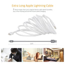 Lightning 10FT Heavy Duty USB Charger Cable for Apple iPhone 11/Pro/Max/XS/8 MFI certified - InfinityAccessories017