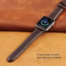 Leather Watch Band Strap Metal Buckle for Apple Watch Series 5/4/3/2/1 - InfinityAccessories017