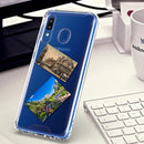 TJS "Agile" Transparent TPU Phone Case for Galaxy A20, Galaxy A30 - InfinityAccessories017