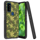 TJS "ArmorLux" Hybrid Phone Case for AT&T Radiant Max 5G / AT&T Fusion 5G / Cricket Dream 5G / Cricket Innovate 5G