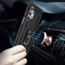 TJS "DuoGuard" Ring Kickstand Phone Case for Samsung Galaxy A32 5G