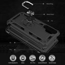 TJS "DuoGuard" Ring Kickstand Phone Case for Samsung Galaxy A32 5G