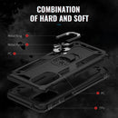 TJS "DuoGuard" Ring Kickstand Phone Case for Motorola G Stylus 5G 2022