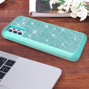 TJS "Sapphire" Hybrid Glitter Phone Case for Samsung Galaxy A32 5G