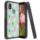 TJS "ArmorLux" Hybrid Phone Case for Cricket Icon 4