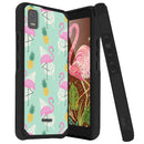 TJS "ArmorLux" Hybrid Phone Case for Cricket Debut Smart