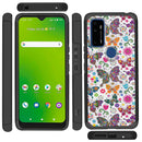 TJS "ArmorLux" Hybrid Phone Case for AT&T Radiant Max 5G / AT&T Fusion 5G / Cricket Dream 5G / Cricket Innovate 5G