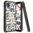 TJS "ArmorLux" Hybrid Phone Case for Cricket Icon 4