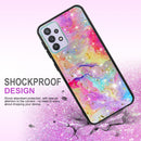 TJS "Minerva" Glitter TPU Phone Case for Samsung Galaxy A32 5G - Rainbow