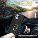TJS "DuoGuard" Ring Kickstand Phone Case for Samsung Galaxy A32 5G