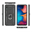 TJS “DuoGuard” Ring Kickstand Phone Case for Galaxy A20, Galaxy A30 - InfinityAccessories017