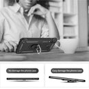 TJS “DuoGuard” Ring Kickstand Phone Case for Galaxy A20, Galaxy A30 - InfinityAccessories017