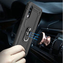 TJS "DuoGuard" Ring Kickstand Phone Case for Samsung Galaxy A50