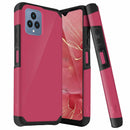TJS "ArmorLux" Hybrid Phone Case for T-Mobile Revvl 6 5G