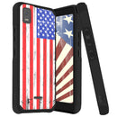 TJS "ArmorLux" Hybrid Phone Case for Cricket Debut Smart