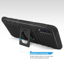 TJS "Jupiter" Kickstand Phone Cse with Belt Clip Holster for Galaxy A50 - InfinityAccessories017