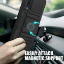 TJS "Jupiter" Kickstand Phone Cse with Belt Clip Holster for Galaxy A50 - InfinityAccessories017