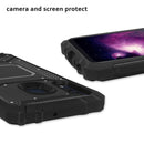 TJS "TankMate" Built-in Metal Plate Aluminum Phone Case for Galaxy A20, Galaxy A30, Galaxy A50 - InfinityAccessories017