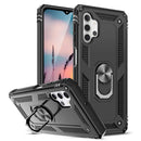 TJS "DuoGuard" Ring Kickstand Phone Case for Samsung Galaxy A32 5G