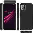 TJS "ArmorLux" Hybrid Phone Case for T-Mobile Revvl 6 Pro 5G