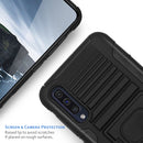 TJS "Jupiter" Kickstand Phone Cse with Belt Clip Holster for Galaxy A50 - InfinityAccessories017