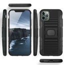 TJS "Jupiter" Kickstand Phone Cse with Belt Clip Holster for iPhone 11, iPhone 11 Pro, iPhone 11 Pro Max - InfinityAccessories017